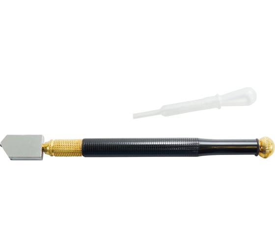 Изображение товара Стеклорез Pobedit 1-ролик с металлической ручкой, масляный  3010210