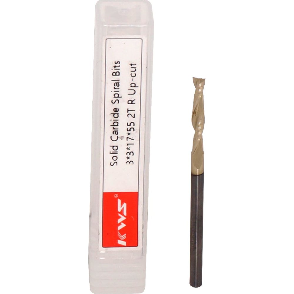 Изображение товара Спиральная чистовая фреза KWS 3х3х12х50 Z2 RH Golden Coating RFK1C0016