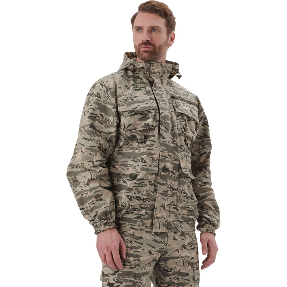 Изображение товара Костюм URSUS БАРС куртка и брюки для охоты и рыбалки, серый, 56-58