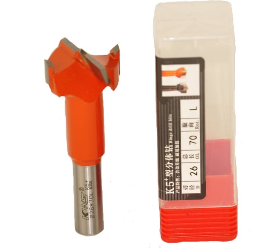 Изображение товара Сверло чашечное KWS HW для станка 26х70 L K5+ 4093-05551-99969448