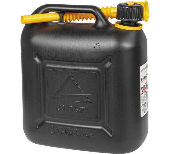 Изображение товара Канистра для топлива ARNEZI 10л, пластиковая, с лейкой, черная A1006322
