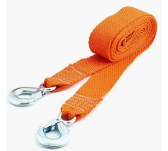 Изображение товара Буксировочный трос TopAuto РОСТРОС 7 т, 2 крюка, 4 метра, в пакете 18632