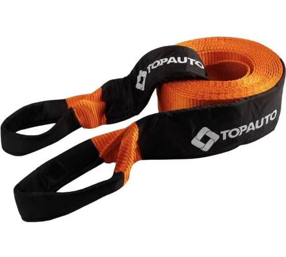 Изображение товара Динамическая стропа TopAuto 12 т, 12 метров, стропа шириной 100 мм, сумка ДС1212С