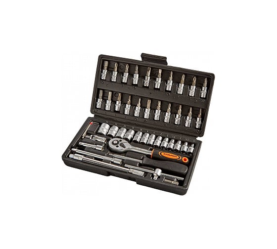 Изображение товара Набор инструментов в кейсе 45 предметов Кузьмич НИК-017/45 0R-00005070