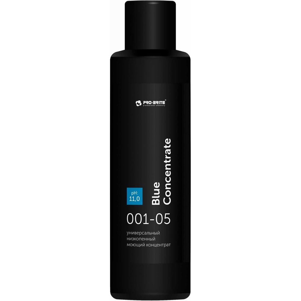 Изображение товара Моющий концентрат для ежедневной и генеральной уборки Pro-Brite BLUE CONCENTRATE 0.5 л 001-05