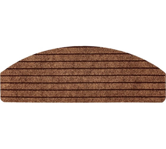 Изображение товара Влаговпитывающая накладка ComeForte МОДЕРН на ступень 25х75 см темно-коричневый полукруглый SM-3015