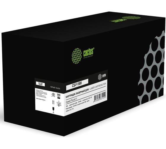 Изображение товара Картридж лазерный CACTUS CS-F-1500 55080066 черный 1500 страниц для Huawei PixLab X1 2012619