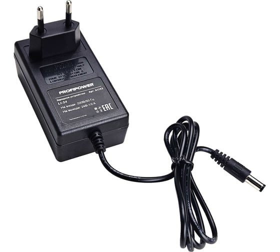 Изображение товара Блок питания (адаптер) для Li-ion аккумуляторов Profipower 24V, LI-24 A1153
