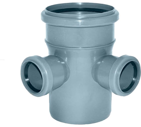 Изображение товара Крестовина ООО ПКФ Сварком двухплоскостная д=110/50/50 угол 90 СанТех s049208