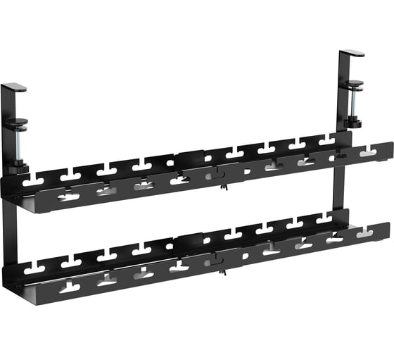 Изображение товара Кабель-канал CACTUS CS-CM-700-2BK для столов 72.8x13.5x34.2 см черный 2059028