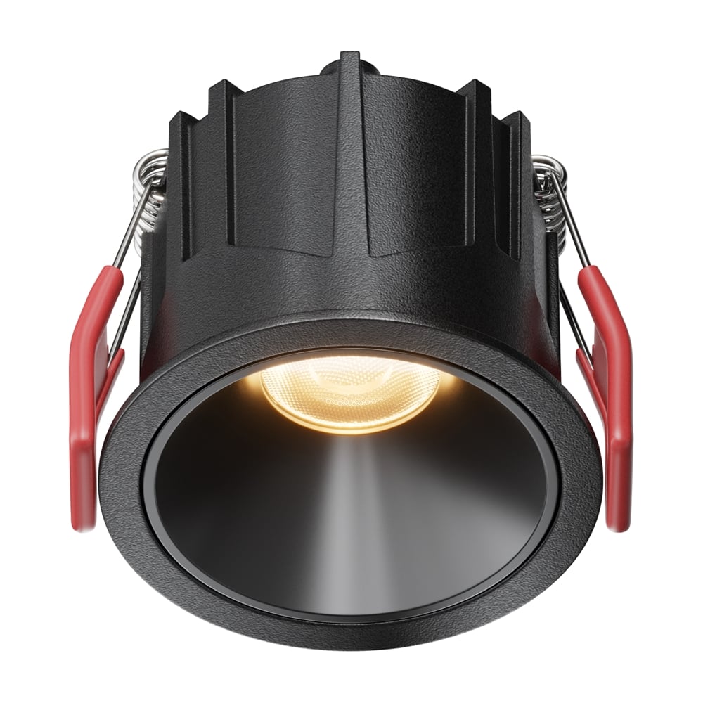 Изображение товара Встраиваемый светильник Alfa LED черный, 10W, теплый белый, IP20