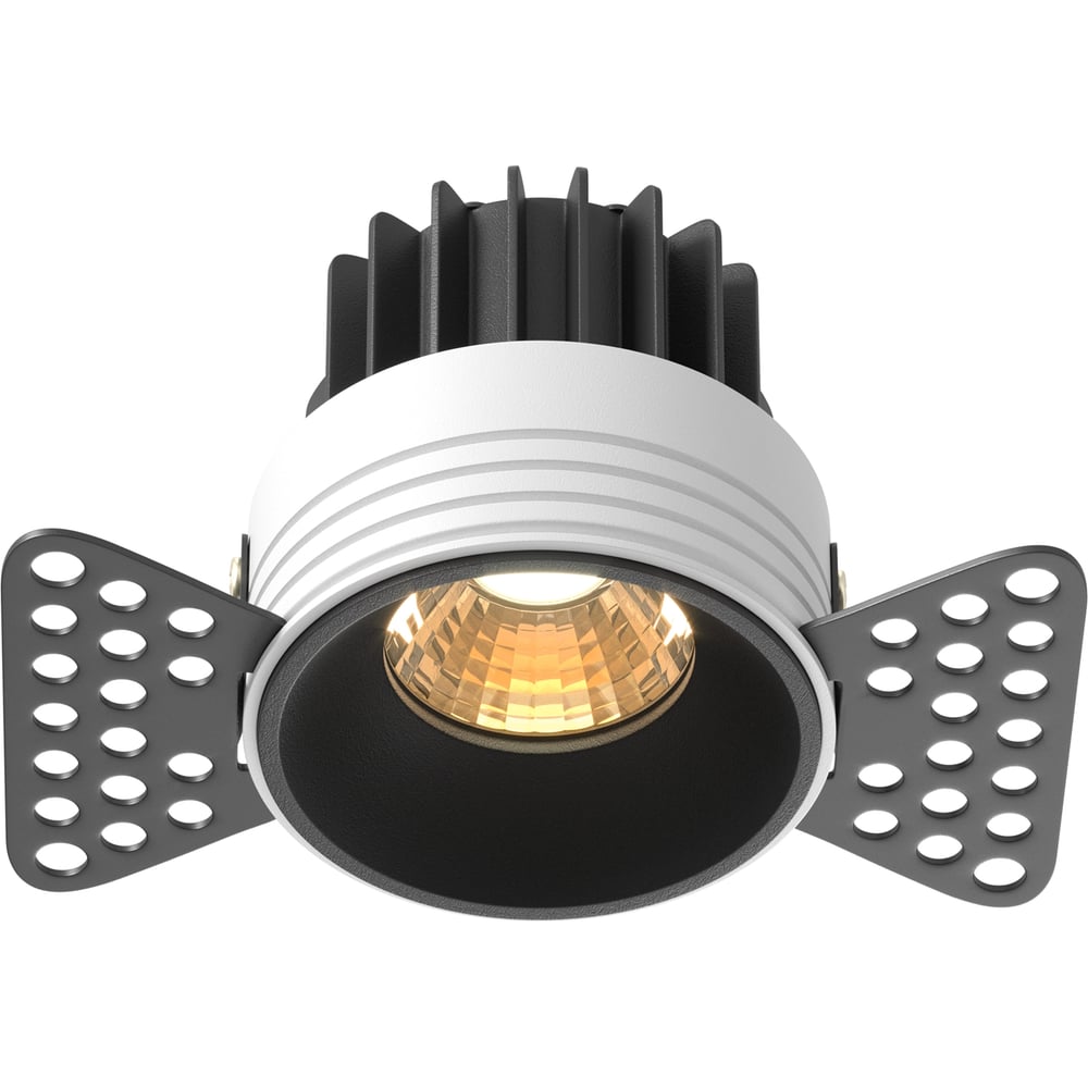 Изображение товара Встраиваемый светильник MAYTONI Round черный DL058-7W2.7K-TRS-B для современного интерьера