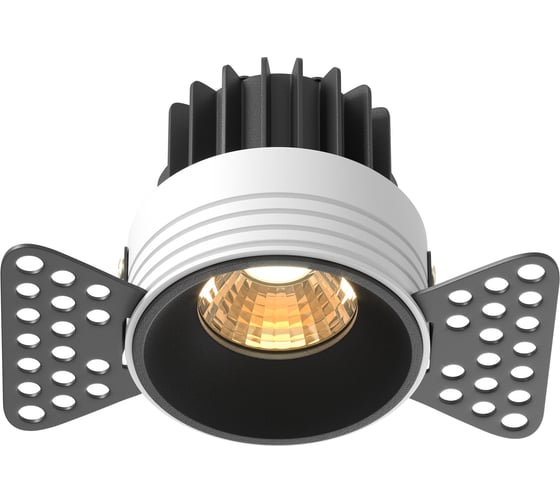 Изображение товара Встраиваемый светильник MAYTONI Round черный DL058-7W2.7K-TRS-B