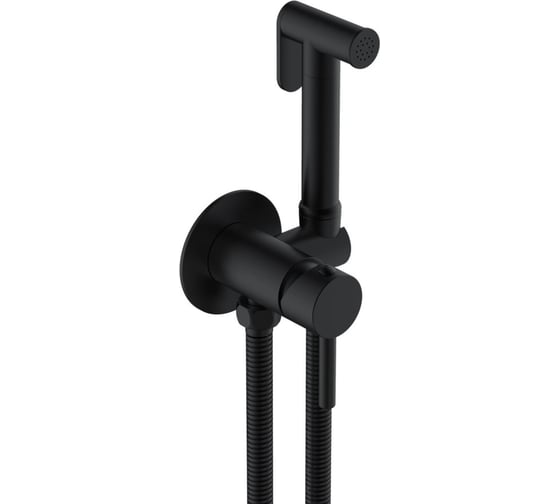 Изображение товара Гигиенический душ со смесителем CEZARES, черный матовый CZR-SET-DA1-ID2-FMM120-NOP