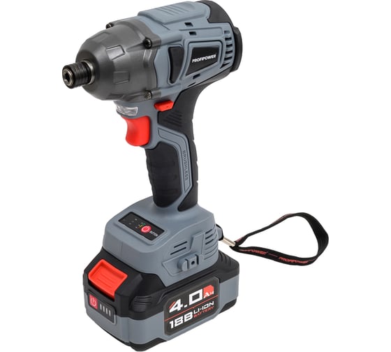 Изображение товара Аккумуляторный винтоверт беcщеточный импульсный Profipower MKDTD-18V (Li-ion-2шт, 4.0Ач, З/У speed, кейс) E0082