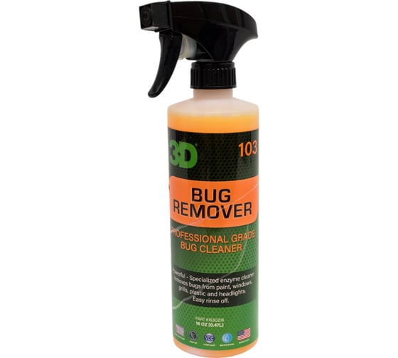 Изображение товара Очиститель ЛКП от насекомых 3D Bug Remover 103OZ16 0.48 л 020842