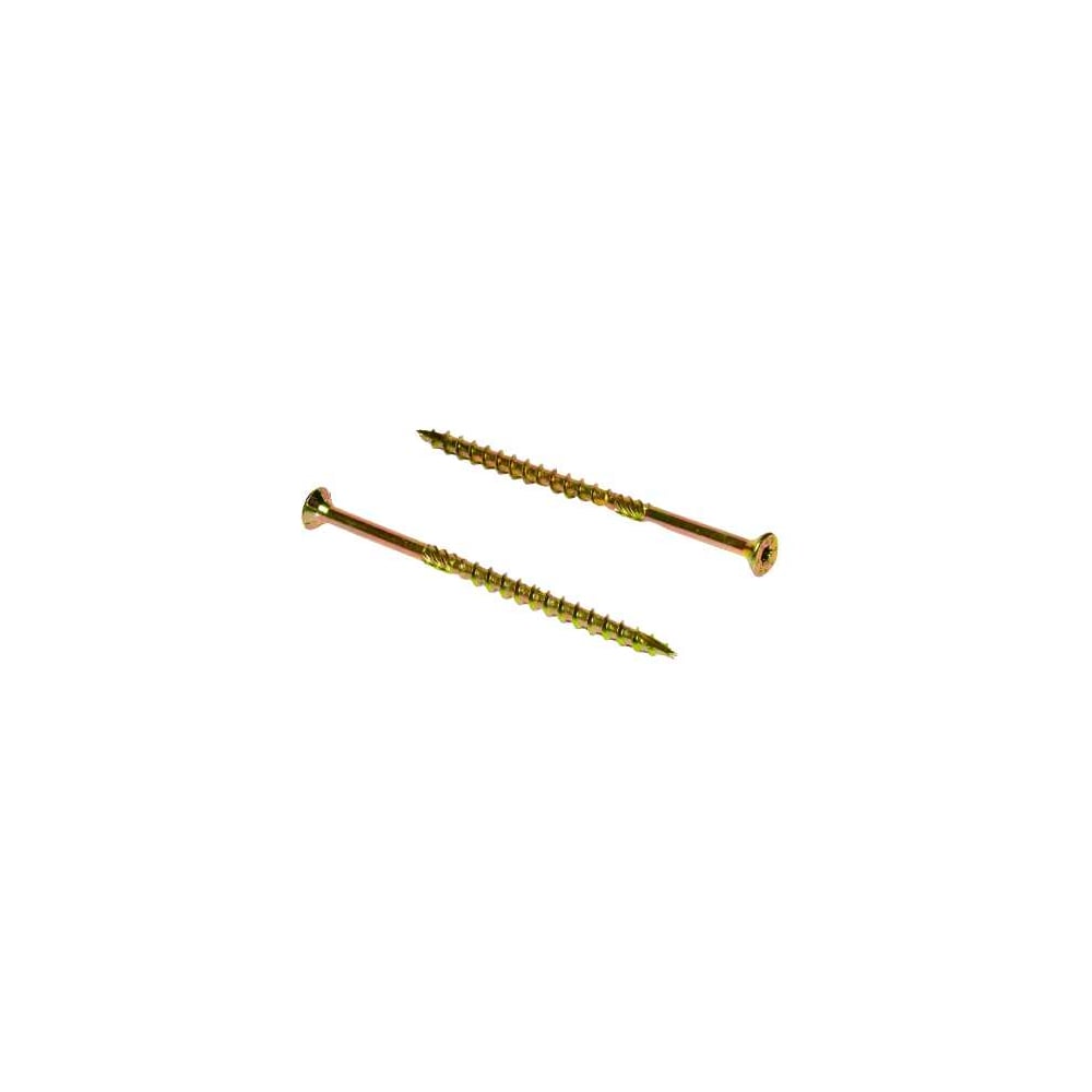 Изображение товара Конструкционный саморез по дереву HIMTEX желтый потайной NORM Torx 30 6x180 (100 шт.) fix 06180Fhc