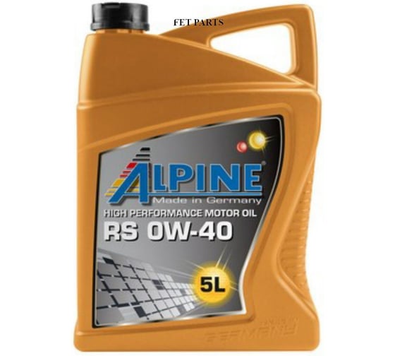 Изображение товара Масло моторное Alpine RS 0W-40 5L 0100222