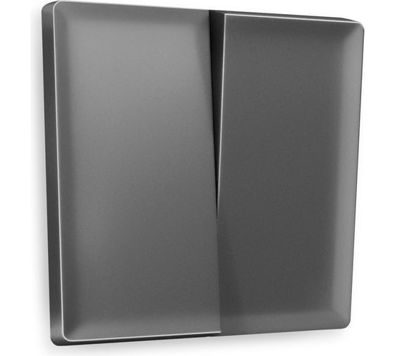 Изображение товара Лицевая панель Ambrella Volt для 2-клавишных выключателей ALFA AP6530