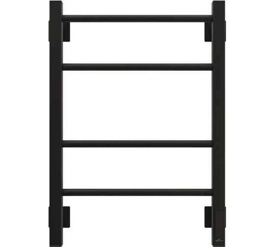 Изображение товара Полотенцесушитель электрический GROTA Costa 430x600, черный Costa 430х600 RAL9005 EL