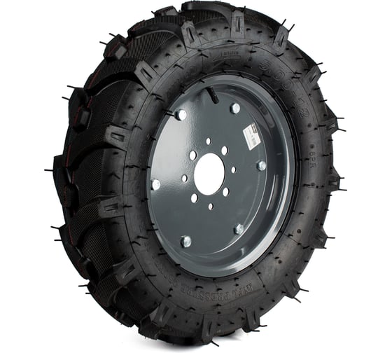 Изображение товара Колесо к МОТОБЛОКУ ПОЛЕСАД 5.00-12 Елочка диск 4 отверстия 1 шт 1/2 023681