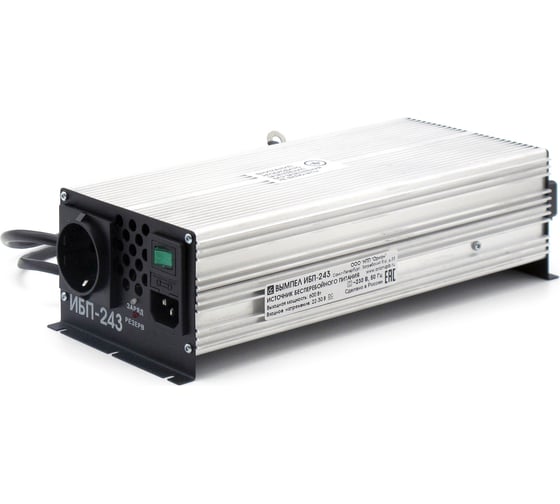 Изображение товара ИБП Вымпел 243 (UPS-бесперебойник,24-220B,чистый синус,1200/600 Вт) 2240
