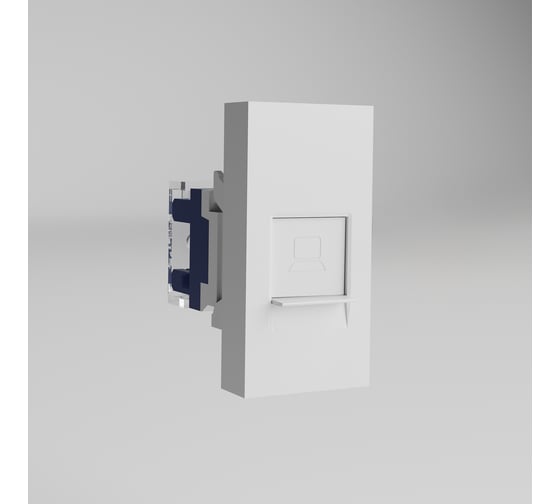 Изображение товара Модульная розетка WERKEL Ethernet RJ-45 6 cat. (белый) W1281101 a069369