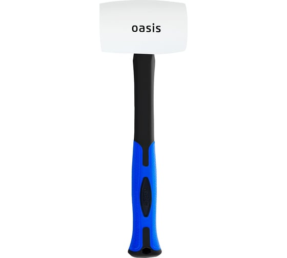 Изображение товара Киянка резиновая OASIS (белая) с фибергласовой рукояткой Pro 680г 103010901008