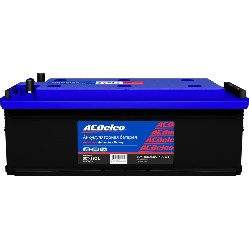 Изображение товара Аккумулятор ACDelco GM Advantage 6СТ-190 с прямой полярностью 12В 190 А*ч