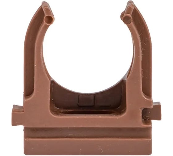 Изображение товара Крепеж-клипса для труб KOPOS под темное дерево, d25 мм 5325 (W10) PF-5325_W10