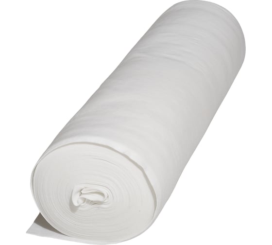 Изображение товара Войлок синтетический ГлавБаня 350г/м2, белый, 40м, ш.160см ВС350Б