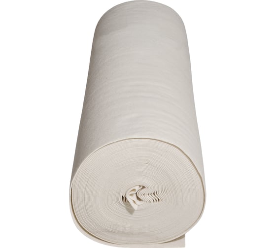 Изображение товара Фетр полушерстяной ГлавБаня 380г/м2, белый, 40м, ш.160см ФШ380Б