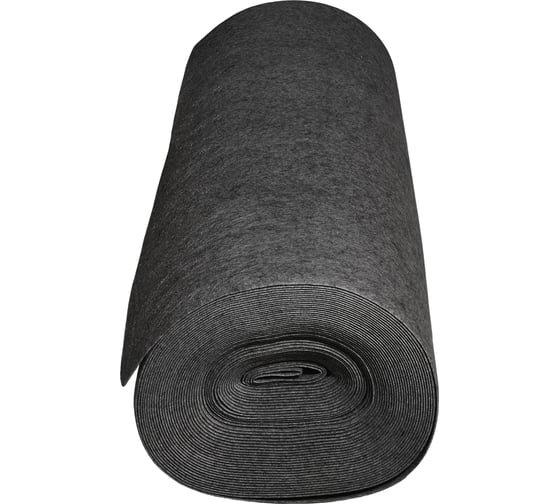 Изображение товара Войлок синтетический каландрированный ГлавБаня, 470г/м2, темно-серый, 40м, ш.160см ВСК470ТС