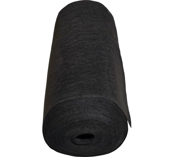 Изображение товара Войлок синтетический каландрированный ГлавБаня, 300г/м2, чёрный, 40м, ш.160см ВСК300Ч
