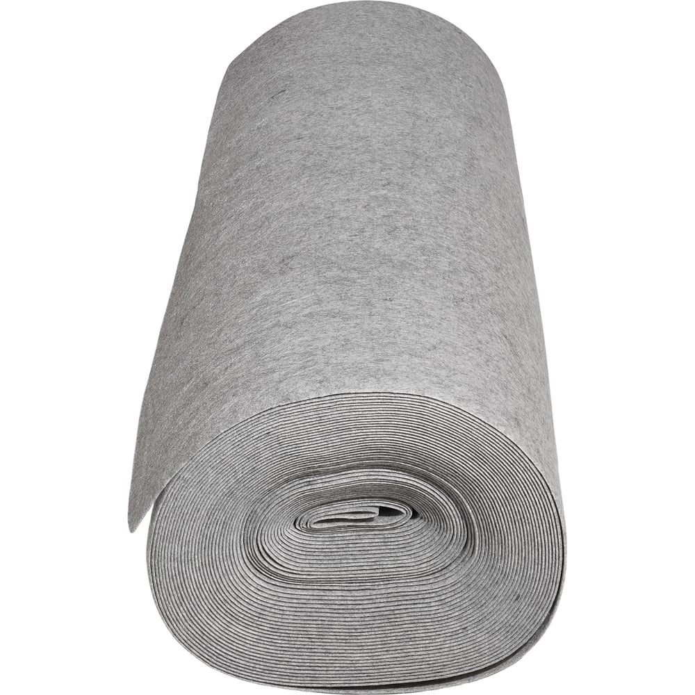 Изображение товара Синтетический войлок каландрированный ГлавБаня 470г/м2 40м светло-серый ш160см