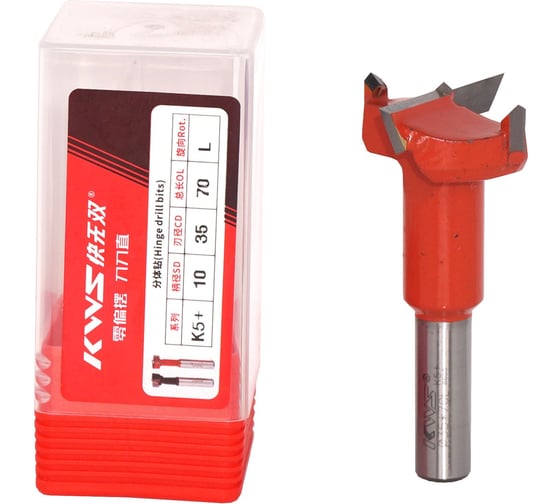 Изображение товара Сверло чашечное KWS HW для станка 35х70.0 L K5+ 4040-02001-3570L