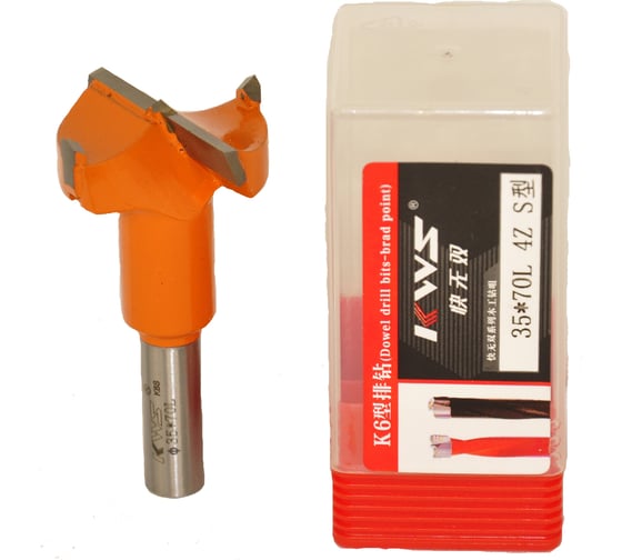 Изображение товара Сверло чашечное KWS HW для станка 35х70.0 L K6 4040-02002-3570L4