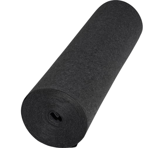 Изображение товара Войлок синтетический каландрированный ГлавБаня, 300г/м2, темно-серый, 40м, ш.160см ВСК300ТС