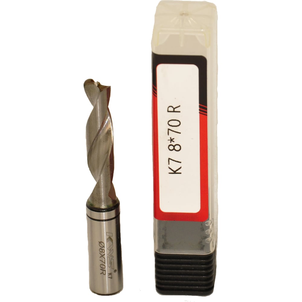 Изображение товара Сверло KWS HWМ 8х35х70 R для глухих отверстий