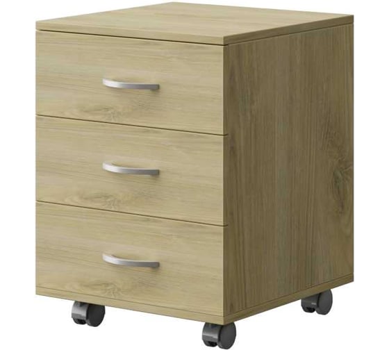 Изображение товара Тумба выкатная Альянс мебель ХИТ 434x454x587 К-5.1 Каштан Черноморский мокко