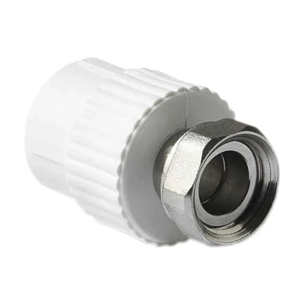 Изображение товара Муфта полипропиленовая с накидной гайкой 25-3/4 для водопровода и отопления