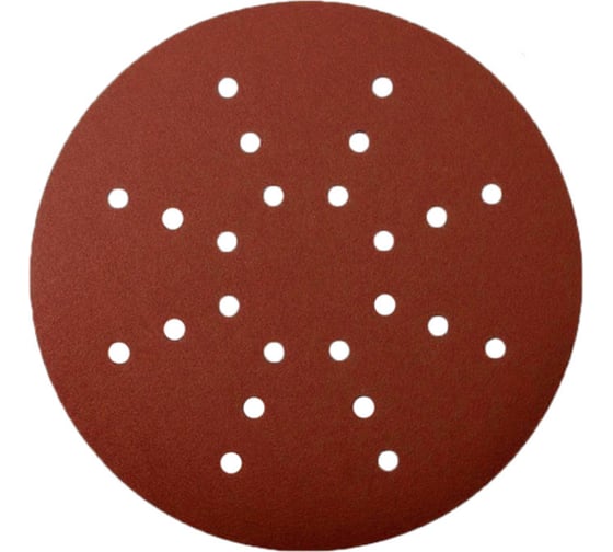 Изображение товара Набор круглых шлифовальных дисков Vitatools 225 мм, P40, 30 шт, 24 отверстия R-225-P40-30-24
