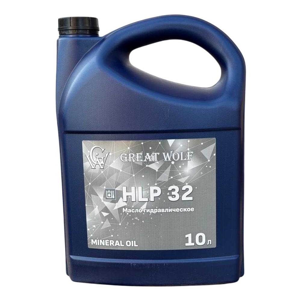 Изображение товара Гидравлическое масло Great Wolf HLP 32 Mineral Oil 10 л Гарантированное качество