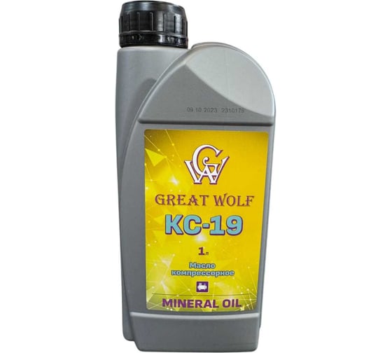 Изображение товара Масло компрессорное Great Wolf KC-19 Mineral Oil 1 л GWM-019