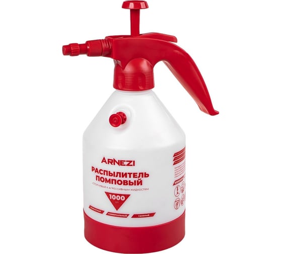 Изображение товара Распылитель-опрыскиватель помповый Arnezi 1 л устойчивый к агрессивным жидкостям R9900006