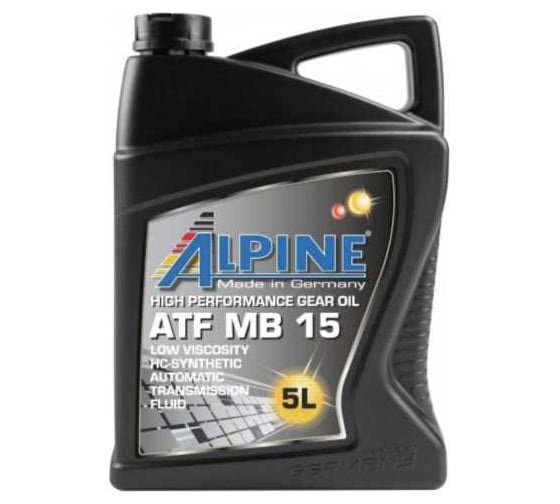 Изображение товара Масло трансмиссионное Alpine ATF MB 15 5L 0101552