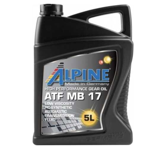 Изображение товара Масло трансмиссионное Alpine ATF MB 17 5L 0101652