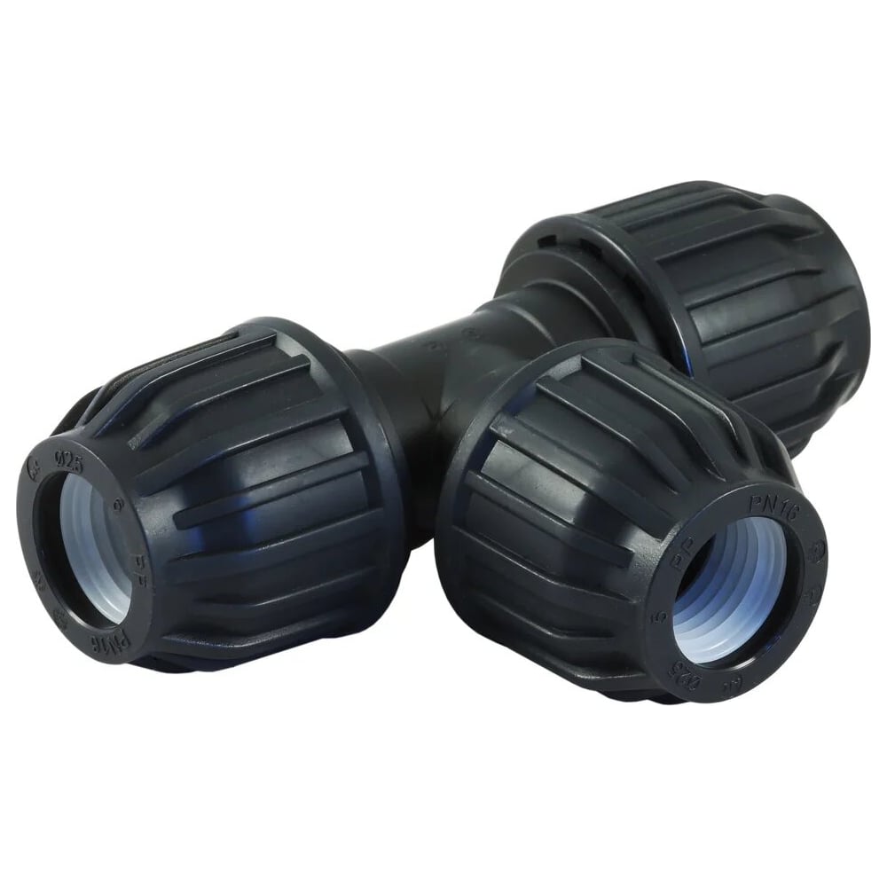 Изображение товара Тройник Heisskraft 32 для труб ПНД 32 мм профессиональный фитинг