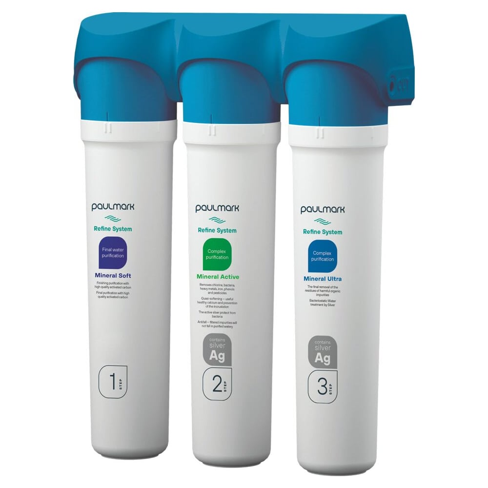 Изображение товара Фильтр для воды Paulmark Refine System PM-110003 3-ступенчатая очистка жесткой воды
