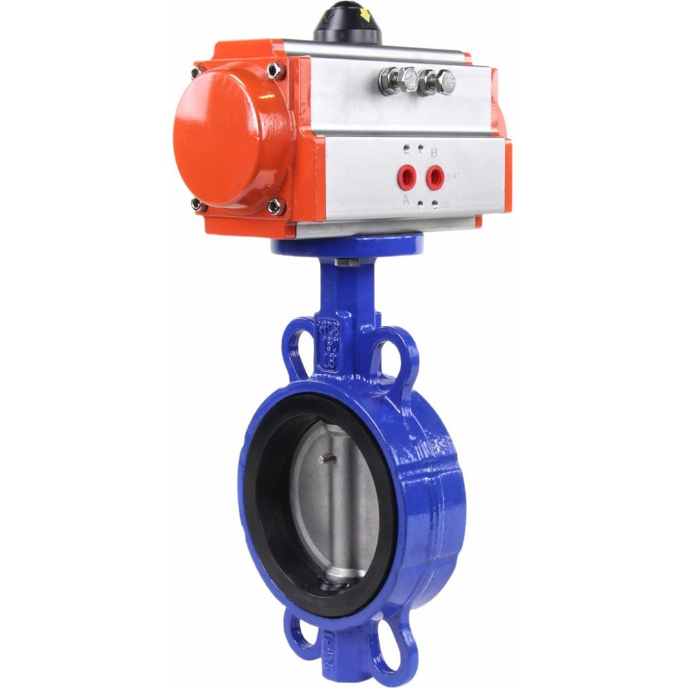 Изображение товара Затвор DN.ru дисковый GGG50-GGG40-EPDM Ду250 Ру16 с пневмоприводом D050-01829